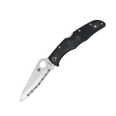 Кишеньковий ніж Spyderco Endura 4, серрейтор (C10SBK) 100023 фото