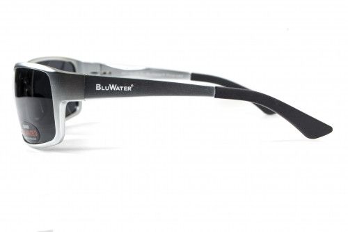 Очки поляризационные BluWater Alumination-1 Silver Polarized (gray) серые 4АЛЮМ1-С20П фото