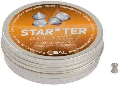 Пули пневм Coal Starter Pointed кал. 4.5 мм 0.52 г 500 шт/уп 122269 фото
