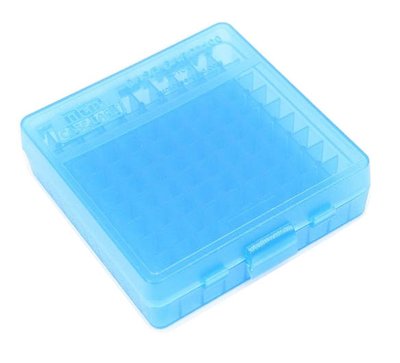 Коробка для набоїв MTM кал. 9мм; 380 ACP. Кількість – 100 шт. Колір - блакитний (17730628) 82770 фото
