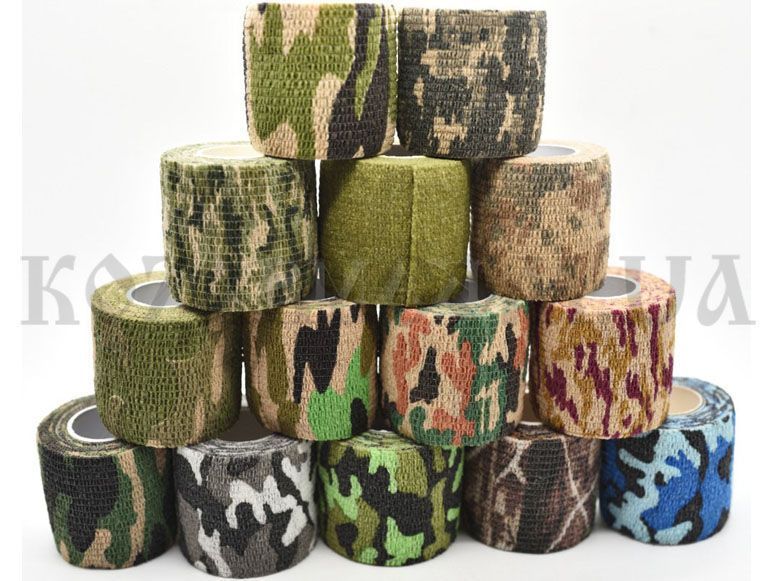 Маскировочная лента 5 х 450 см Plateau Desert Camo (клеится сама на себя) 3321 фото