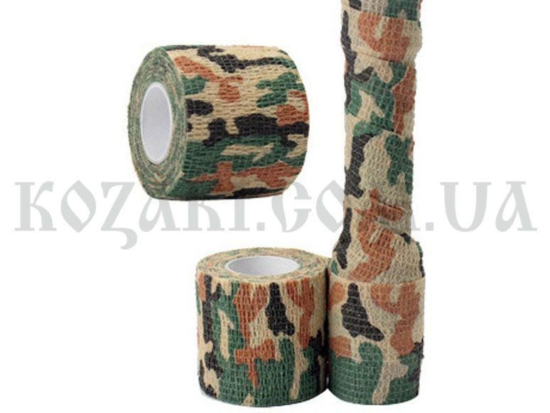 Маскировочная лента 5 х 450 см Plateau Desert Camo (клеится сама на себя) 3321 фото