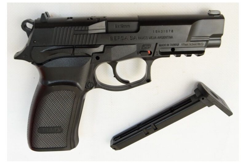 Пистолет пневматический ASG Bersa Thunder 9 Pro. Корпус - пластик (2370.25.34) 32897 фото