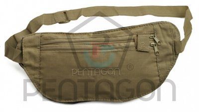 Сумка поясная для скрытого ношения "Pentagon" (бежевая) 10849 фото