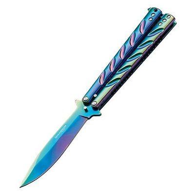 Карманный нож Boker Magnum Balisong Rainbow (06EX401) 103193 фото
