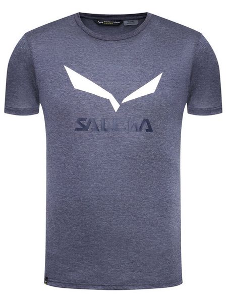 Футболка Salewa SOLIDLOGO DRI-REL M S/S TEE 27018 3986 - 48/M - темно-синій (013.002.9073) 115949 фото