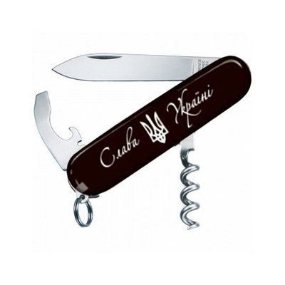 Ніж Victorinox Waiter Ukraine Слава Україні + тризуб (Vx03303.3R10) 49285 фото