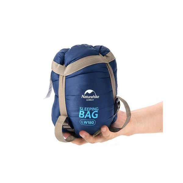 Спальный мешок Naturehike Mini Ultra Light LW 180 NH15S003-D Silk-like Cotton Left Blu (6927595703229-L) 122991 фото