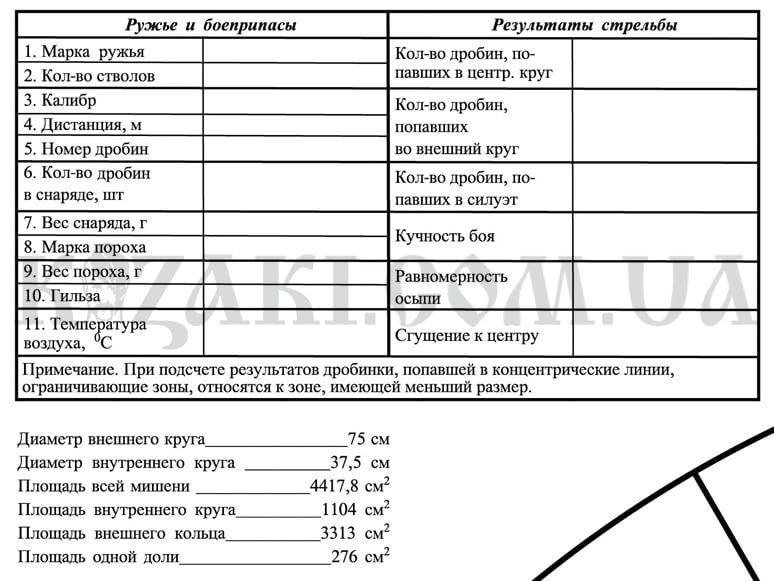 мишень пристрелочная 16-ДОЛЬНАЯ Заяц 830 х 1070 мм 5197 фото