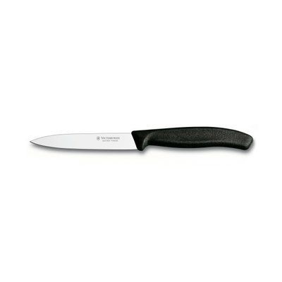 Кухонний ніж SwissClassic Paring 10см із чорн. ручкою (Vx67703) 48694 фото