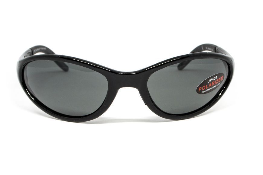 Окуляри поляризаційні BluWater Venice Polarized (gray) сірі в чорній глянцевій оправі BW-VENIG-GR2 фото
