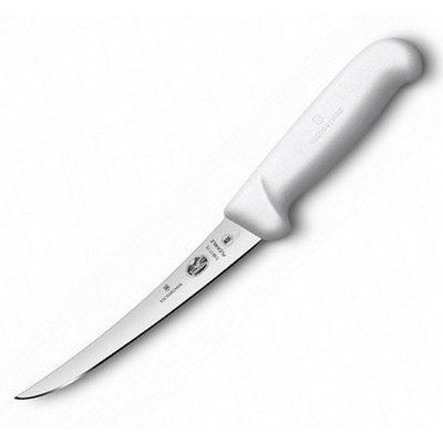 Кухонный нож Fibrox Boning Flex 15см узкое обвалочный с бел. ручкой (Vx56617.15) 48906 фото