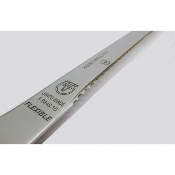 Кухонний ніж Swibo Fish Filleting Flex 16см з рибочисткою з жовт. ручкою (Vx58448.16) 48962 фото