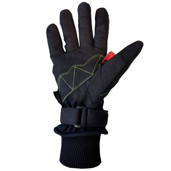 Рукавицы для скандинавской ходьбы Gabel Wind Tech N.C.S. Black/Green S (8015012100007) DAS301323 фото