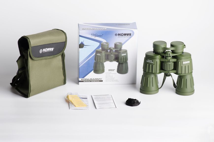Бінокль Konus Army 10x50 WAGreen 32553 фото