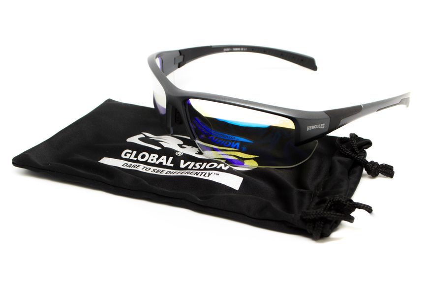 Очки защитные фотохромные Global Vision Hercules-7 Photo. (Anti-Fog) (G-Tech™ blue) фотохромные синие зеркальные 1ГЕР724-90 фото