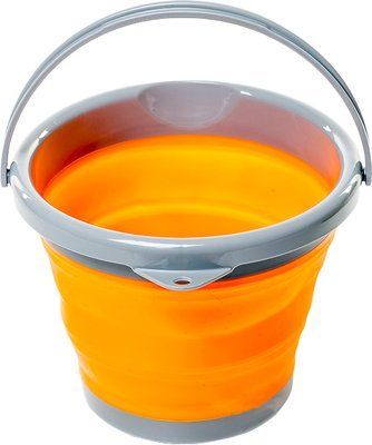 Відро складане Tramp 10 л Жовтогарячий (TRC-091-orange) 123715 фото
