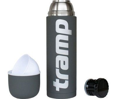 Термос Tramp TRC-110 Soft Touch 1.2 л, сірий (TRC-110-grey) 123622 фото