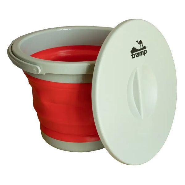 Відро складне Tramp 5 л Red (TRC-127-red) 123716 фото
