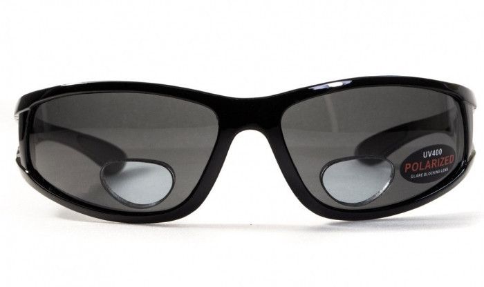 Бифокальные поляризационные очки BluWater Bifocal-3 (+2.0) Polarized (gray) серые 4БИФ3-20П20 фото