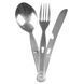 Набір столових приборів Bo-Camp Case 3 Pieces 1 Person Silver (6102100) DAS301433 фото 1