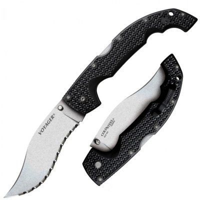 Карманный нож Cold Steel Voyager XL Vaquero 10A, серрейтор (1260.14.43) 64563 фото