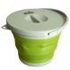Відро складане Tramp 5 л Olive (TRC-127-olive) 123717 фото 1
