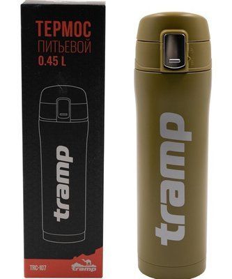 Термокружка термос для чаю та кави Tramp 0.45 л Хакі (TRC-107-khaki) 123628 фото