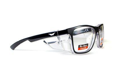 Окуляри під діоптрії Global Vision RX-T Сrystal Black (rx-able) (clear), прозорий в двокольоровій оправі 1RX-T-22 фото