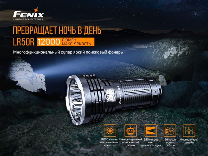 Ліхтар ручний Fenix LR50R (LR50R) 110165 фото