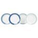 Набір тарілок Gimex Deep Plate Colour 4 Pieces 4 Person Sky (6910101) DAS302008 фото 1