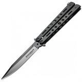 Кишеньковий ніж Boker Magnum Balisong Black 42160 фото