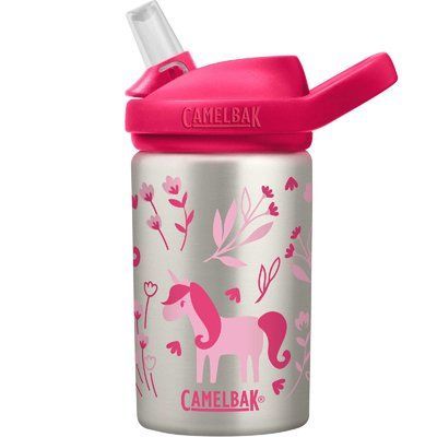 Фляга для води дитяча CamelBak Eddy+ Kids 14oz SST, Unicorn & Blooms (0,4 л) 102944 фото