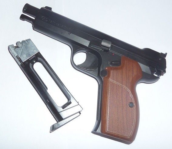 Пистолет пневматический SAS P 210 Blowback! Корпус - металл (2370.14.32) 192 фото