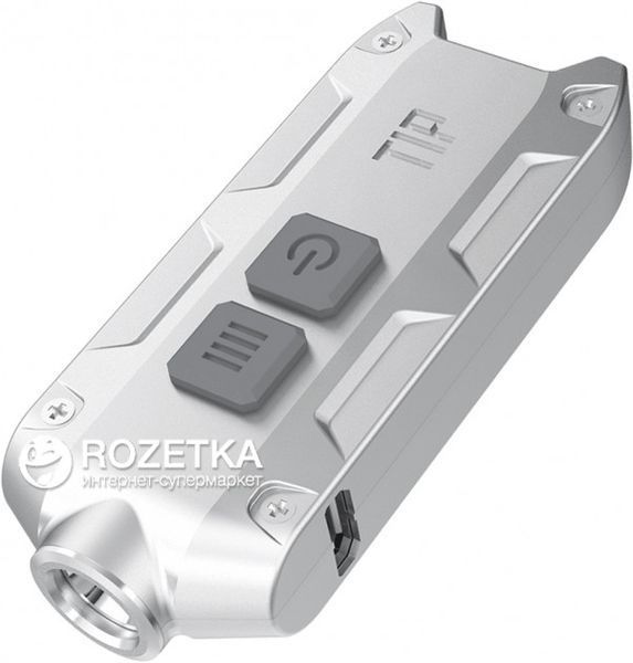 Ліхтар Nitecore TIP (Cree XP-G2, 360 люмен, 4 режими, USB), сталевий 6864 фото
