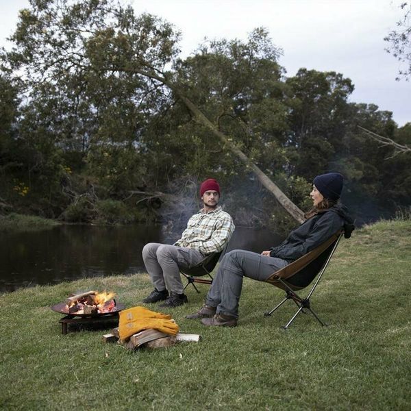 Кресло складное Naturehike Moon YL08 NH20JJ027, 600D Оксфорд / алюминий, оранжевый 123125 фото
