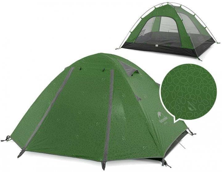 Намет P-Series IIII (4-місна) 210T 65D polyester Graphic green (NH18Z044-P) 50091 фото