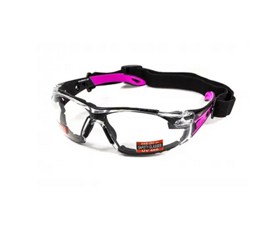 Захисні окуляри з ущільнювачем Global Vision Pink-IT Clear (1ПІНК-10) 108251 фото