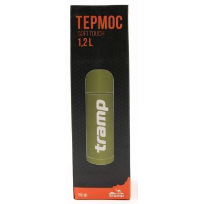 Термос Tramp Soft Touch 1.2 л Khaki (TRC-110-khaki) 123638 фото