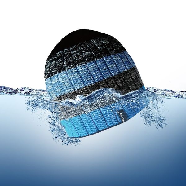 Шапка водонепроникна Dexshell голубой градиент (DH332N-BG) 11921 фото