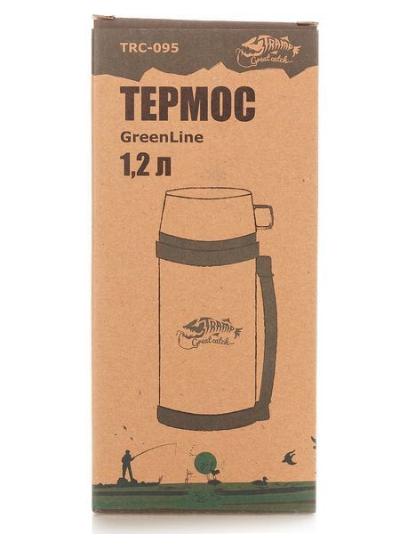 Термос TRAMP Greenline 1.5 л, Зелений (TRC-096-green) 116928 фото