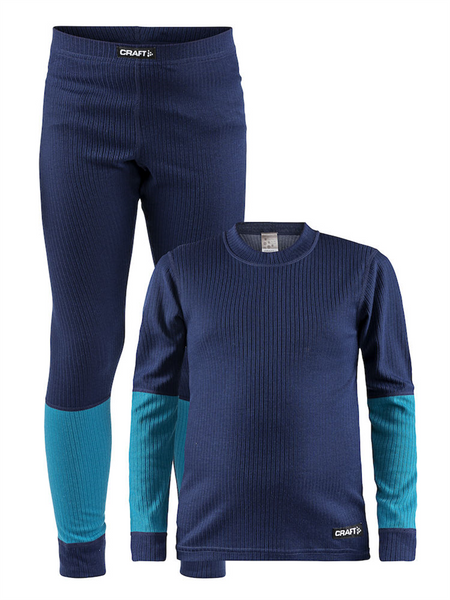 Термокостюм CRAFT Baselayer Set Junior 391658 MARITIME/ZEN 98/104 (1905355) 20629 фото