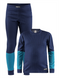 Термокостюм CRAFT Baselayer Set Junior 391658 MARITIME/ZEN 98/104 (1905355) 20629 фото 1