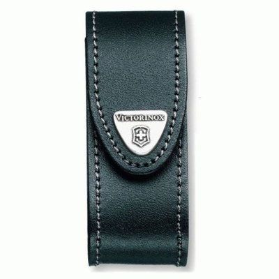 4.0520.31 Чехол Victorinox поясной черный кожанный с металической клипсой 4634 фото