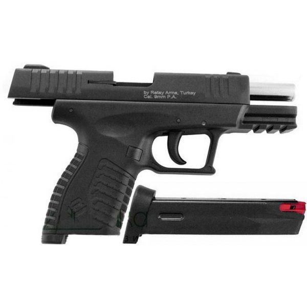 Пістолет стартовий Retay XR 9 мм Black (11950341) 27496 фото