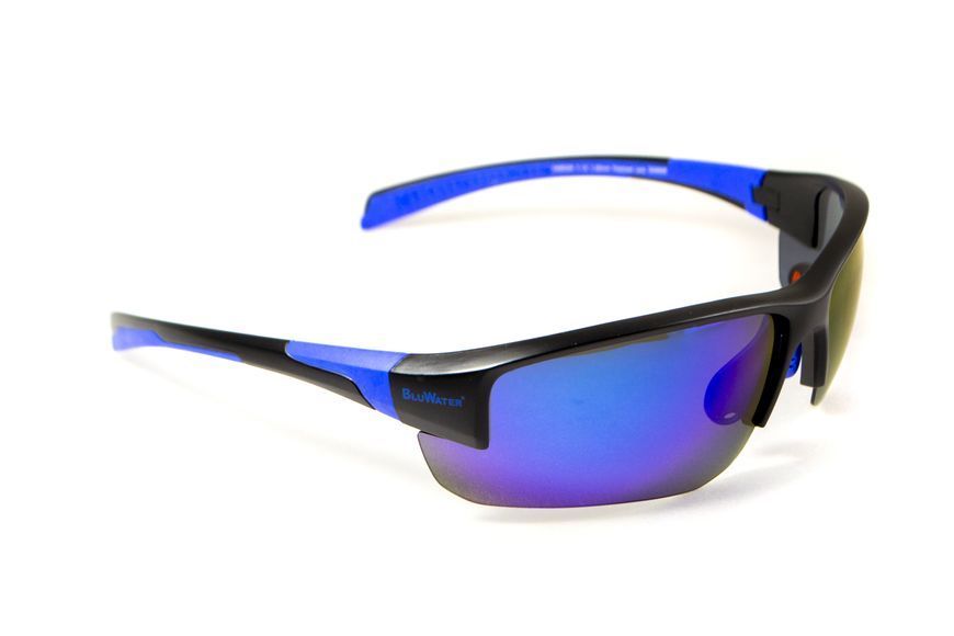 Очки поляризационные BluWater Samson-3 Polarized (g-tech blue) синие зеркальные BW-SMS3-GTB2 фото