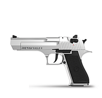 Пістолет стартовий Retay Eagle X кал 9 мм Колір - Nickel (1195.03.79) 27501 фото