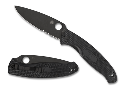 Ніж Spyderco Resilience Black Blade (87.14.97) 119884 фото