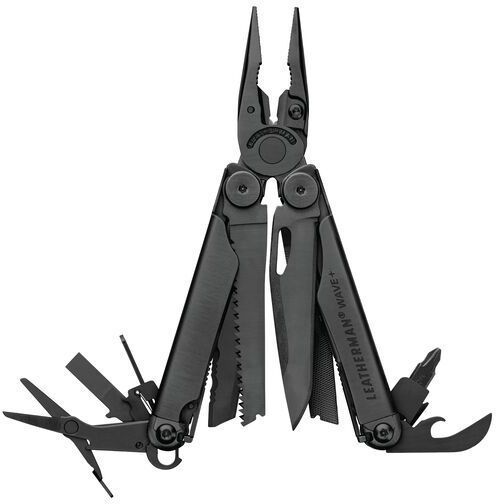 Мультиинструмент Leatherman WAVE PLUS BLACK синтетический чехол Molle (832526) 109388 фото