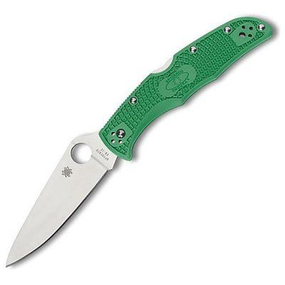 Ніж складний Spyderco Endura 4 Flat Ground зелений (C10FPGR) 964 фото